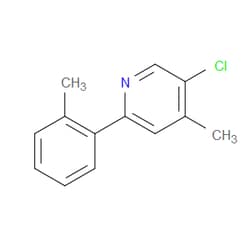 Aobchem&nbsp;5-Chloro-4-methyl-2-(o-tolyl)pyridine | ≥97% | CAS 2635937-69-6 | C13H12ClN | 250mg