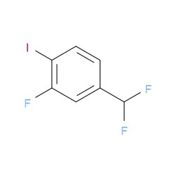 Aobchem&nbsp;4-(Difluoromethyl)-2-fluoro-1-iodobenzene | ≥95% | CAS 1261781-82-1 | C7H4F3I | 1g
