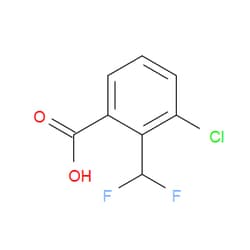 Aobchem&nbsp;3-Chloro-2-(difluoromethyl)benzoic acid | ≥95% | CAS 1780697-53-1 | C8H5ClF2O2 | 500mg