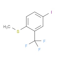 Aobchem&nbsp;(4-Iodo-2-(trifluoromethyl)phenyl)(methyl)sulfane | ≥97% | CAS 2643368-06-1 | C8H6F3IS | 1g
