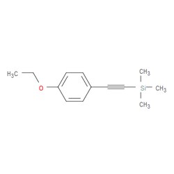 Aobchem&nbsp;1-Ethoxy-4-[2-(trimethylsilyl)ethynyl]benzene | ≥95% | CAS 196599-73-2 | C13H18OSi | 250mg