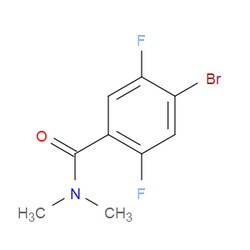 Aobchem&nbsp;4-Bromo-2 5-difluoro-N N-dimethylbenzamide | ≥95% | CAS 1449008-10-9 | C9H8BrF2NO | 500mg