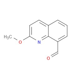 Aobchem&nbsp;2-Methoxy-8-quinolinecarboxaldehyde | ≥95% | CAS 885687-67-2 | C11H9NO2 | 250mg