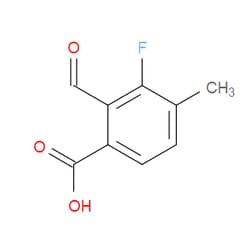 Aobchem&nbsp;3-Fluoro-2-formyl-4-methylbenzoic acid | ≥97% | CAS 2382988-87-4 | C9H7FO3 | 500mg