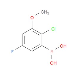 Aobchem&nbsp;(2-Chloro-5-fluoro-3-methoxyphenyl)boronic acid | ≥97% | CAS 2304545-90-0 | C7H7BClFO3 | 1g