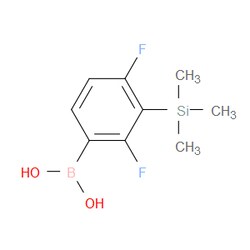Aobchem&nbsp;(2 4-Difluoro-3-(trimethylsilyl)phenyl)boronic acid | ≥97% | CAS 1190989-14-0 | C9H13BF2O2Si | 250mg