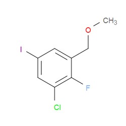 Aobchem&nbsp;1-Chloro-2-fluoro-5-iodo-3-(methoxymethyl)benzene | ≥97% | CAS 2643368-07-2 | C8H7ClFIO | 250mg
