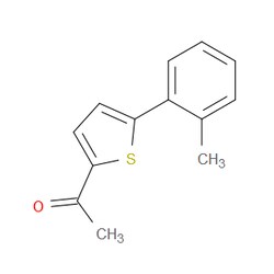 Aobchem&nbsp;1-[5-(2-Methylphenyl)-2-thienyl]ethanone | ≥95% | CAS 273937-85-2 | C13H12OS | 250mg