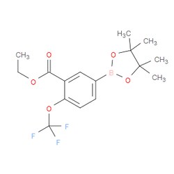 Aobchem&nbsp;3-Ethoxycarbonyl-4-(trifluoromethoxy)phenylboronic acid pinacol ester | ≥95% | CAS 2121515-17-9 | C16H20BF3O5 | 250mg