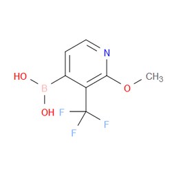 Aobchem&nbsp;B-[2-Methoxy-3-(trifluoromethyl)-4-pyridinyl]boronic acid | ≥95% | CAS 2096329-97-2 | C7H7BF3NO3 | 500mg