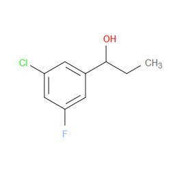 Aobchem&nbsp;1-(3-Chloro-5-fluorophenyl)propan-1-ol | ≥95% | CAS 1314929-91-3 | C9H10ClFO | 500mg