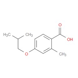 Aobchem&nbsp;4-Isobutoxy-2-methylbenzoic acid | ≥97% | CAS 175153-57-8 | C12H16O3 | 250mg