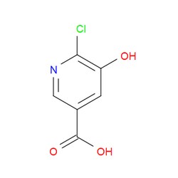 Aobchem&nbsp;6-Chloro-5-hydroxynicotinic acid | ≥95% | CAS 1211531-26-8 | C6H4ClNO3 | 250mg