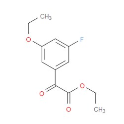 Aobchem&nbsp;Ethyl 2-(3-ethoxy-5-fluorophenyl)-2-oxoacetate | ≥95% | CAS 1443336-62-6 | C12H13FO4 | 250mg