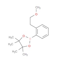 Aobchem&nbsp;2-(2-(2-Methoxyethyl)phenyl)-4 4 5 5-tetramethyl-1 3 2-dioxaborolane | ≥95% | CAS 2246742-47-0 | C15H23BO3 | 1g