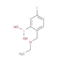 Aobchem&nbsp;B-[2-(Ethoxymethyl)-5-fluorophenyl]boronic acid | ≥95% | CAS 1333391-62-0 | C9H12BFO3 | 500mg