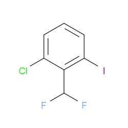 Aobchem&nbsp;1-Chloro-2-(difluoromethyl)-3-iodobenzene | ≥95% | CAS 1261605-15-5 | C7H4ClF2I | 500mg