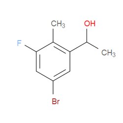 Aobchem&nbsp;1-(5-Bromo-3-fluoro-2-methylphenyl)ethanol | ≥95% | CAS 2738908-95-5 | C9H10BrFO | 250mg