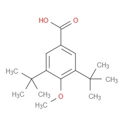 Aobchem&nbsp;3 5-Di-tert-butyl-4-methoxybenzoic acid | ≥95% | CAS 93156-92-4 | C16H24O3 | 250mg