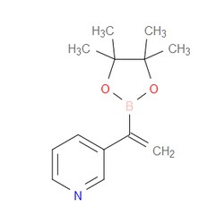 Aobchem&nbsp;3-(1-(4 4 5 5-Tetramethyl-1 3 2-dioxaborolan-2-yl)vinyl)pyridine | ≥95% | CAS 2374706-89-3 | C13H18BNO2 | 1g