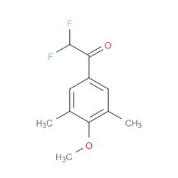 Aobchem&nbsp;2 2-Difluoro-1-(4-methoxy-3 5-dimethylphenyl)ethanone | ≥97% | CAS 1699585-12-0 | C11H12F2O2 | 500mg