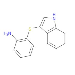 AOBCHEM&nbsp;2-((1H-indol-3-yl)thio)aniline | ≥95% | CAS 32884-72-3 | C14H12N2S | 500mg