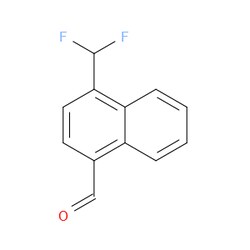 Aobchem&nbsp;4-(Difluoromethyl)-1-naphthaldehyde | ≥95% | CAS 1261871-64-0 | C12H8F2O | 1g