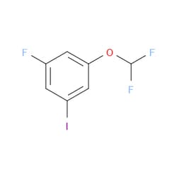Aobchem&nbsp;1-(Difluoromethoxy)-3-fluoro-5-iodobenzene | ≥97% | CAS 1261583-29-2 | C7H4F3IO | 500mg