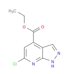 Aobchem&nbsp;Ethyl 6-chloro-1H-pyrazolo[3 4-b]pyridine-4-carboxylate | ≥95% | CAS 1426918-16-2 | C9H8ClN3O2 | 250mg