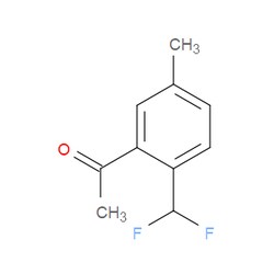 Aobchem&nbsp;1-[2-(Difluoromethyl)-5-methylphenyl]ethanone | ≥95% | CAS 1780446-98-1 | C10H10F2O | 250mg