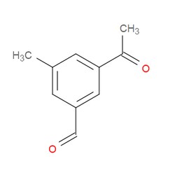 Aobchem&nbsp;3-Acetyl-5-methylbenzaldehyde | ≥97% | CAS 1393534-41-2 | C10H10O2 | 500mg