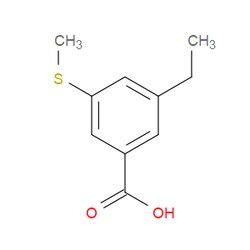 Aobchem&nbsp;3-Ethyl-5-(methylthio)benzoic acid | ≥97% | CAS 1822660-94-5 | C10H12O2S | 500mg