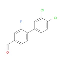 Aobchem&nbsp;3  4 -Dichloro-2-fluoro-[1 1 -biphenyl]-4-carbaldehyde | ≥97% | CAS 1361720-12-8 | C13H7Cl2FO | 500mg