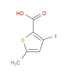 Aobchem&nbsp;3-Iodo-5-methylthiophene-2-carboxylic acid | ≥97% | CAS 854625-89-1 | C6H5IO2S | 250mg