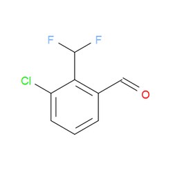 Aobchem&nbsp;3-Chloro-2-(difluoromethyl)benzaldehyde | ≥95% | CAS 1783405-25-3 | C8H5ClF2O | 500mg