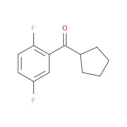 Aobchem&nbsp;Cyclopentyl(2 5-difluorophenyl)methanone | ≥95% | CAS 1094440-07-9 | C12H12F2O | 1g
