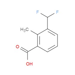 Aobchem&nbsp;3-(Difluoromethyl)-2-methylbenzoic acid | ≥95% | CAS 848444-82-6 | C9H8F2O2 | 1g
