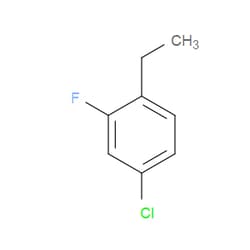 Aobchem&nbsp;4-Chloro-1-ethyl-2-fluorobenzene | ≥97% | CAS 1369880-08-9 | C8H8ClF | 500mg