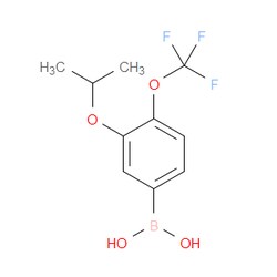 Aobchem&nbsp;3-Isopropoxy-4-(trifluoromethoxy)phenylboronic acid | ≥97% | CAS 1793003-54-9 | C10H12BF3O4 | 1g