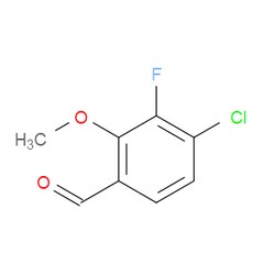 Aobchem&nbsp;4-Chloro-3-fluoro-2-methoxybenzaldehyde | ≥97% | CAS 1554658-43-3 | C8H6ClFO2 | 250mg