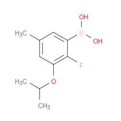 Aobchem&nbsp;2-Fluoro-3-isopropoxy-5-methylphenylboronic acid | ≥97% | CAS 2096336-18-2 | C10H14BFO3 | 250mg