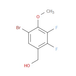 Aobchem&nbsp;(5-Bromo-2 3-difluoro-4-methoxyphenyl)methanol | ≥97% | CAS 1781546-49-3 | C8H7BrF2O2 | 1g