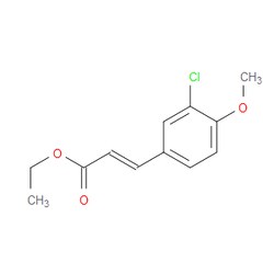 Aobchem&nbsp;(E)-ethyl 3-(3-chloro-4-methoxyphenyl)acrylate | ≥97% | CAS 17384-95-1 | C12H13ClO3 | 250mg