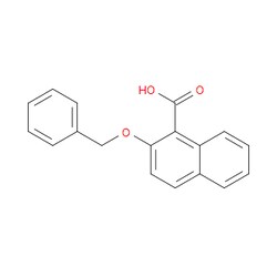 Aobchem&nbsp;2-(Benzyloxy)-1-naphthoic acid | ≥97% | CAS 93655-27-7 | C18H14O3 | 1g