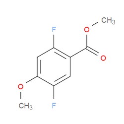 Aobchem&nbsp;Methyl 2 5-difluoro-4-methoxybenzoate | ≥95% | CAS 1261830-21-0 | C9H8F2O3 | 500mg