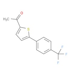 Aobchem&nbsp;1-[5-[4-(Trifluoromethyl)phenyl]-2-thienyl]ethanone | ≥95% | CAS 893735-21-2 | C13H9F3OS | 1g