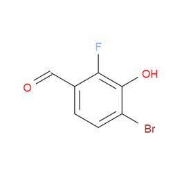 Aobchem&nbsp;4-Bromo-2-fluoro-3-hydroxybenzaldehyde | ≥97% | CAS 1805027-41-1 | C7H4BrFO2 | 500mg
