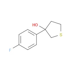 Aobchem&nbsp;3-(4-Fluorophenyl)tetrahydrothiophene-3-ol | ≥95% | CAS 1540509-79-2 | C10H11FOS | 250mg