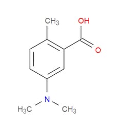 Aobchem&nbsp;5-(Dimethylamino)-2-methylbenzoic acid | ≥95% | CAS 65399-11-3 | C10H13NO2 | 500mg