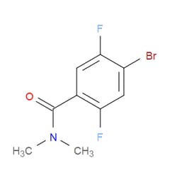 Aobchem&nbsp;4-Bromo-2 5-difluoro-N N-dimethylbenzamide | ≥95% | CAS 1449008-10-9 | C9H8BrF2NO | 1g